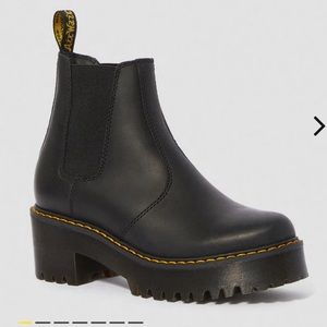 dr. martens rometty heel boots
